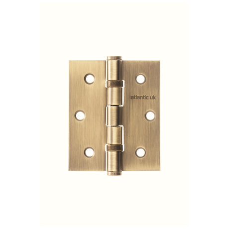 Quality image of Atlantic Ball Bearing Hinges 3" x 2.5" x 2.5mm - Matt Antique Brass | Sku. a2hb32525mab | available from Trade Door Handles.