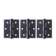 Quality image of Atlantic Ball Bearing Hinges 3" x 2.5" x 2.5mm set of 3 - Matt Black | Sku. a2hb32525mb-3 | available from Trade Door Handles.