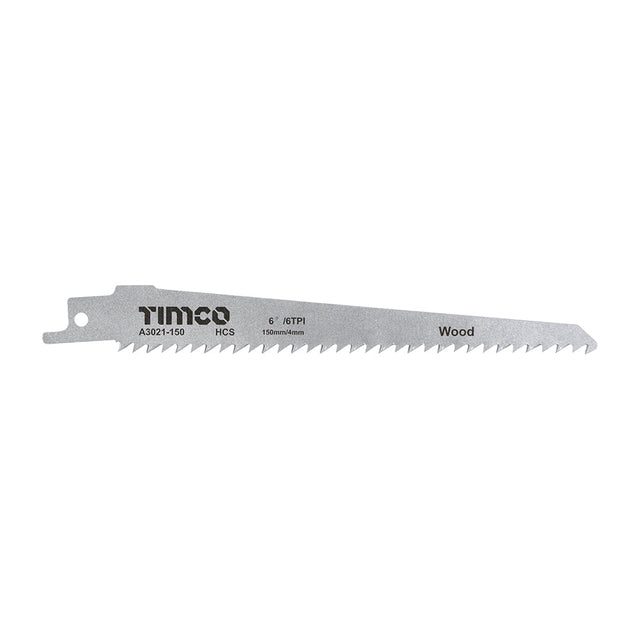 This is an image of Timco - Reciprocating Saw Blades - Wood Cutting - High Carbon Steel - S644D S644D (5 Pieces Pack) A3021-150
