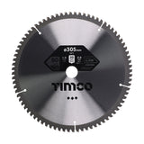 This is an image of Timco - -5Ãƒâ€šÃ‚Â° Circular Saw Blade 305 x 30 x 80T (1 Each Clamshell) A3053080