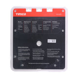 This is an image of Timco - -5Ãƒâ€šÃ‚Â° Circular Saw Blade 305 x 30 x 80T (1 Each Clamshell) A3053080
