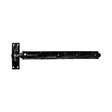 This is an image of Timco - Pair of Adjustable Band & Hook on Plates - Black 350mm (1 Pairs Plain Bag) ABH350B