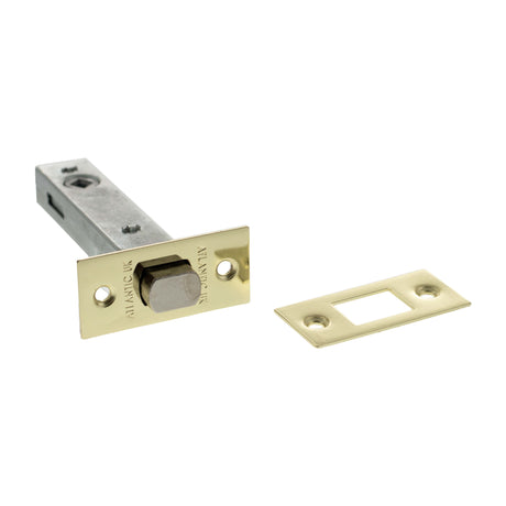 Quality image of Atlantic Tubular Deadbolt 4" - Polished Brass | Sku. adb4pb | available from Trade Door Handles.