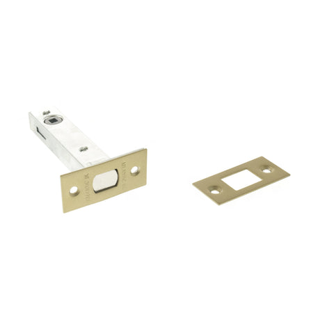 Quality image of Atlantic Tubular Deadbolt 4" - Satin Brass | Sku. adb4sb | available from Trade Door Handles.