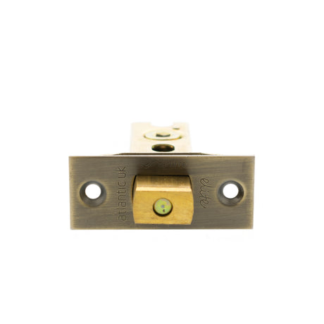 Quality image of Atlantic Fire-Rated CE Marked Bolt Through Tubular Deadbolt 2.5" - Matt Antique Brass | Sku. adbce25mab | available from Trade Door Handles.