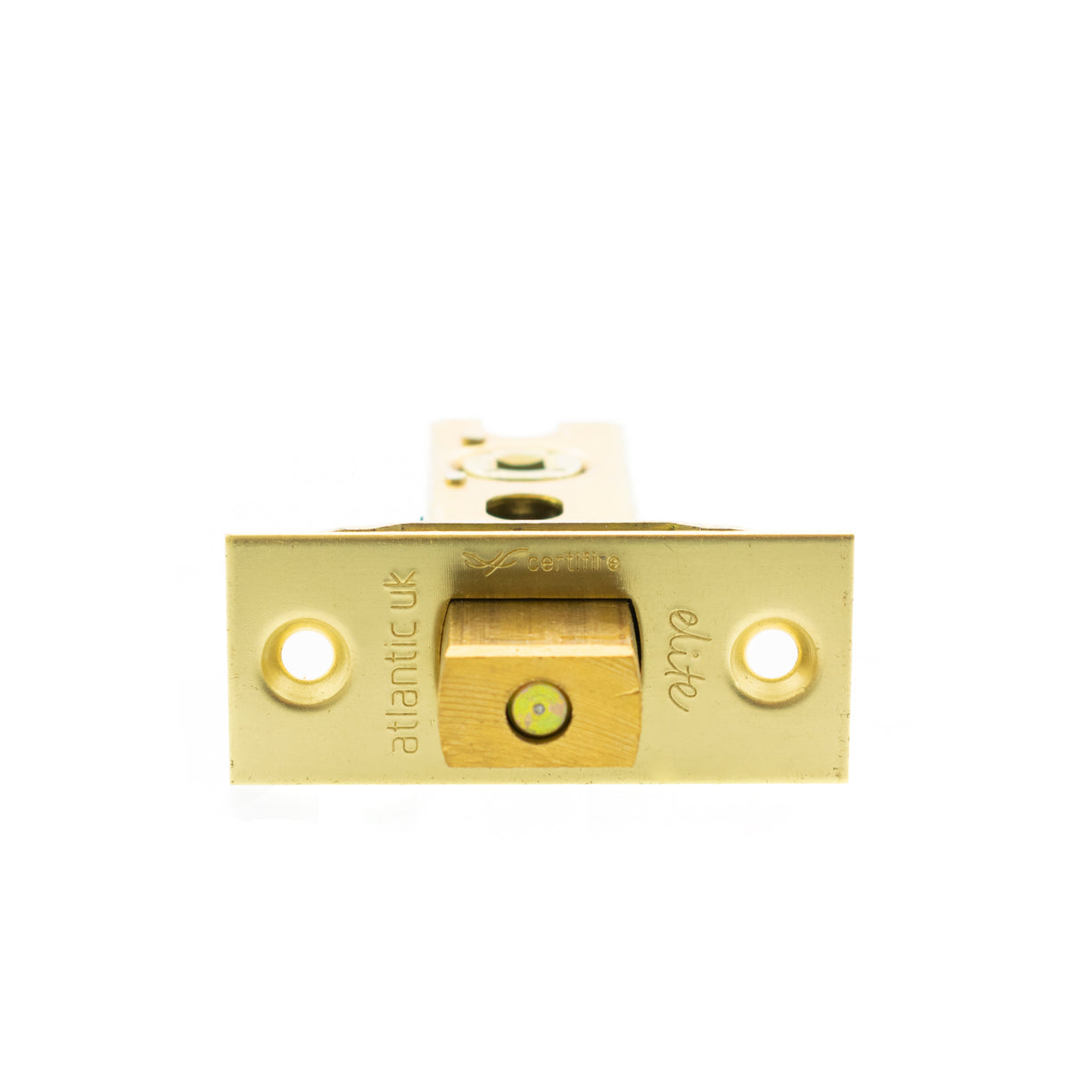 Quality image of Atlantic Fire-Rated CE Marked Bolt Through Tubular Deadbolt 2.5" - Polished Brass | Sku. adbce25pb | available from Trade Door Handles.