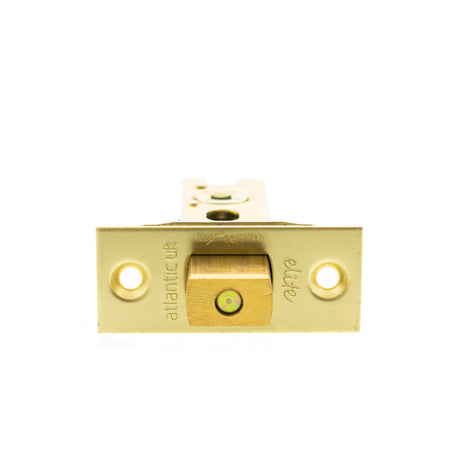 Quality image of Atlantic Fire-Rated CE Marked Bolt Through Tubular Deadbolt 2.5" - Polished Brass | Sku. adbce25pb | available from Trade Door Handles.