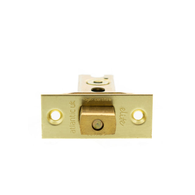 Quality image of Atlantic Fire-Rated CE Marked Bolt Through Tubular Deadbolt 2.5" - Satin Brass | Sku. adbce25sb | available from Trade Door Handles.