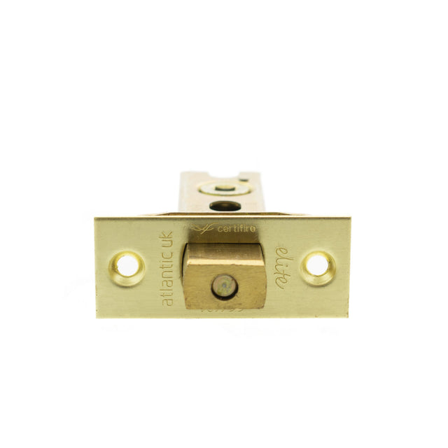 Quality image of Atlantic Fire-Rated CE Marked Bolt Through Heavy Duty Tubular Deadbolt 3" - Satin Brass | Sku. adbce3sb | available from Trade Door Handles.