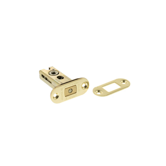 Quality image of Atlantic Radius Fire-Rated CE Marked Bolt Through Tubular Deadbolt 2.5" - Polished Brass | Sku. adbrce25pb | available from Trade Door Handles.