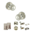 Quality image of Old English Ripon Door Knob Pack (Bathroom Set - 3" Deadbolt, 4" Slim Knuckle Hinges x2) - Polished Nickel | Sku. adpoe50rmkpn64 | available from Trade Door Handles.