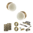 Quality image of Old English Skipton Door Knob Pack (Lock Set - 3" Latch & Deadlock, 4" Slim Knuckle Hinges x2) - Antique Brass | Sku. adpoe59cmkcab68 | available from Trade Door Handles.