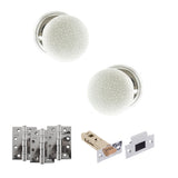 Quality image of Old English Skipton Door Knob Pack (Latch Set - 4" HD Latch, 4" Fire Rated Hinges x3) - Polished Chrome | Sku. adpoe59cmkwhpc57 | available from Trade Door Handles.