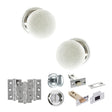 Quality image of Old English Skipton Door Knob Pack (Bathroom Set - 4" Deadbolt, 3" Fire Rated Hinges x3) - Polished Chrome | Sku. adpoe59cmkwhpc61 | available from Trade Door Handles.