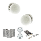 Quality image of Old English Skipton Door Knob Pack (Lock Set - Horizontal Sashlock, 3" Fire Rated Hinges x3) - Polished Chrome | Sku. adpoe59cmkwhpc69 | available from Trade Door Handles.