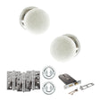 Quality image of Old English Skipton Door Knob Pack (Lock Set - Horizontal Sashlock, 4" Fire Rated Hinges x3) - Polished Chrome | Sku. adpoe59cmkwhpc71 | available from Trade Door Handles.