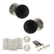 Quality image of Old English Whitby Door Knob Pack (Lock Set - Horizontal Sashlock, 4" Fire Rated Hinges x3) - Satin Nickel | Sku. adpoe60rremksn71 | available from Trade Door Handles.