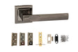 Quality image of Atlantic Kansas Door Pack Bundle (3" Latch, 3"x2" Hingesx3) - Black Nickel | Sku. adpbs24sbn3 | available from Trade Door Handles.