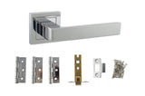 Quality image of Atlantic Montana Door Pack Bundle (3" Latch, 3"x2" Hingesx3) - Polished Chrome | Sku. adpbs40spc3 | available from Trade Door Handles.