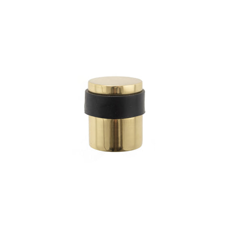 Quality image of Atlantic Cylinder Premium Floor Mounted Door Stop - Polished Brass | Sku. adscppb | available from Trade Door Handles.