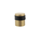 Quality image of Atlantic Cylinder Premium Floor Mounted Door Stop - Satin Brass | Sku. adscpsb | available from Trade Door Handles.