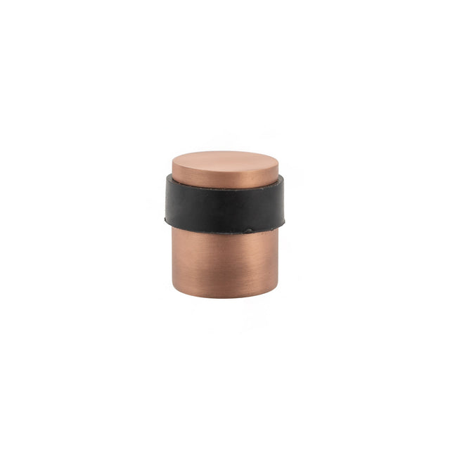 Quality image of Atlantic Cylinder Premium Floor Mounted Door Stop - Urban Satin Copper | Sku. adscpusc | available from Trade Door Handles.