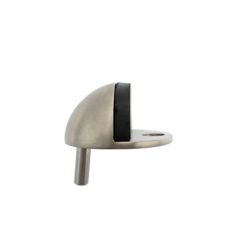 Quality image of Atlantic Half-Moon Contract Floor Mounted Door Stop - Satin Stainless Steel | Sku. adshmcsss | available from Trade Door Handles.