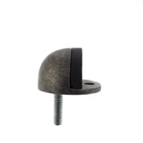 Quality image of Atlantic Half-Moon Premium Floor Mounted Door Stop - Distressed Silver | Sku. adshmpds | available from Trade Door Handles.