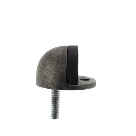 Quality image of Atlantic Half-Moon Premium Floor Mounted Door Stop - Distressed Silver | Sku. adshmpds | available from Trade Door Handles.