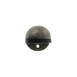 Quality image of Atlantic Half-Moon Premium Floor Mounted Door Stop - Distressed Silver | Sku. adshmpds | available from Trade Door Handles.