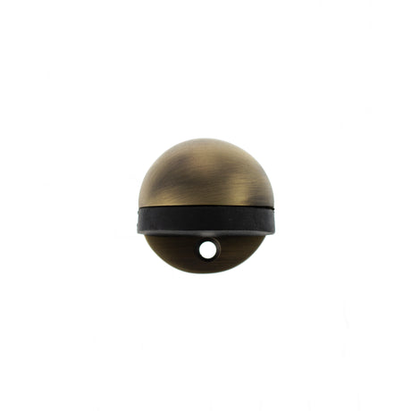 Quality image of Atlantic Half-Moon Premium Floor Mounted Door Stop - Matt Antique Brass | Sku. adshmpmab | available from Trade Door Handles.