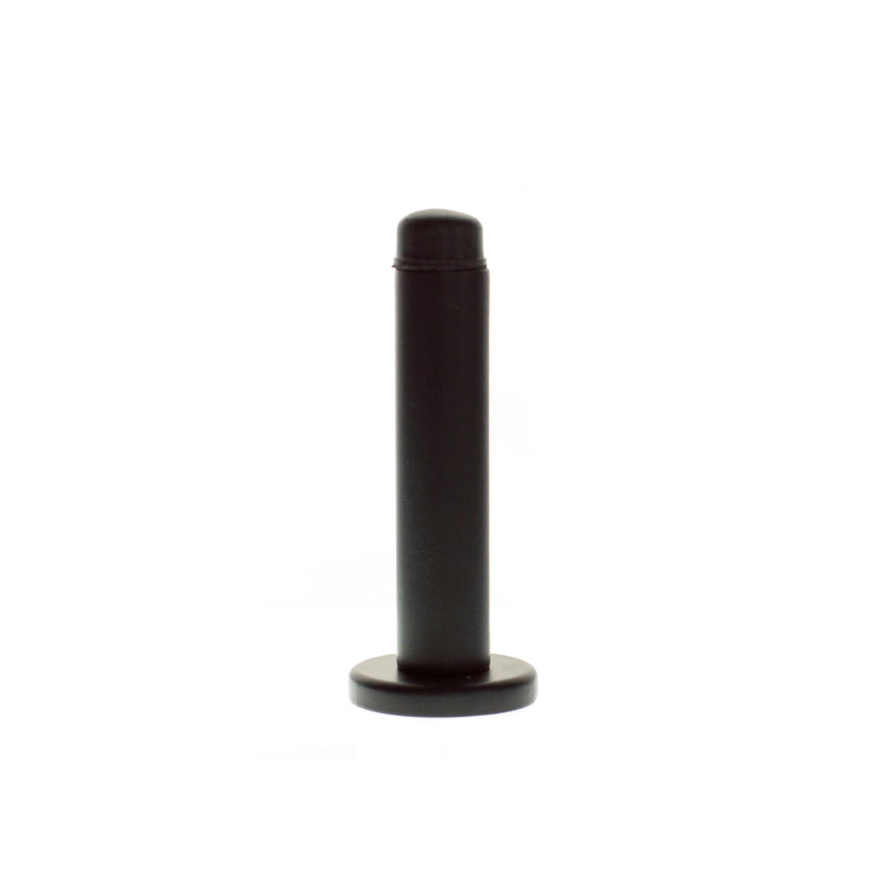 Quality image of Atlantic Premium Wall Mounted Door Stop on Concealed Fix Rose - Matt Black | Sku. adswpmb | available from Trade Door Handles.