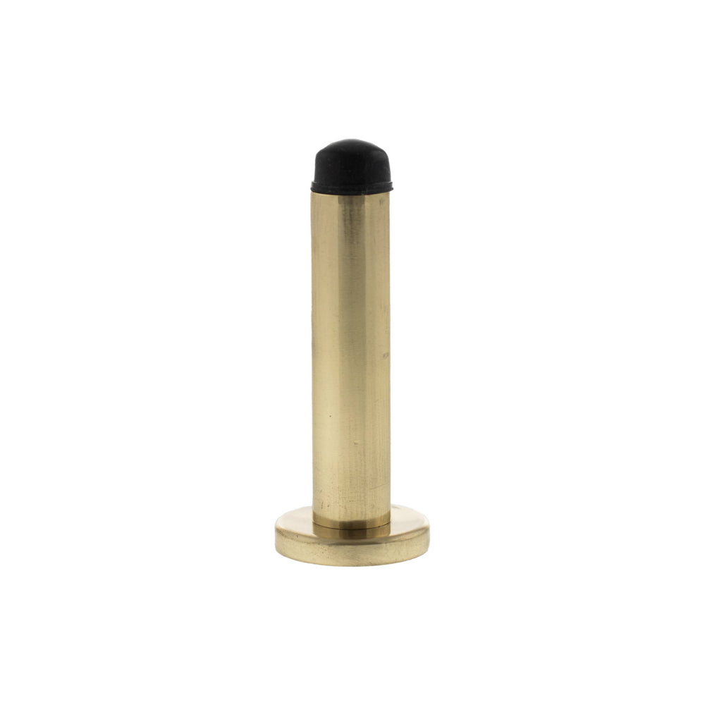 Quality image of Atlantic Premium Wall Mounted Door Stop on Concealed Fix Rose - Polished Brass | Sku. adswppb | available from Trade Door Handles.