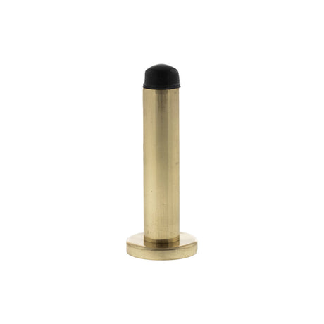 Quality image of Atlantic Premium Wall Mounted Door Stop on Concealed Fix Rose - Polished Brass | Sku. adswppb | available from Trade Door Handles.