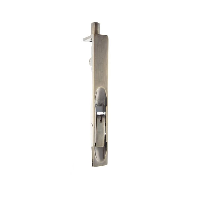 Quality image of Atlantic Lever Action Flush Bolt 150mm - Antique Brass | Sku. afb15019ab | available from Trade Door Handles.