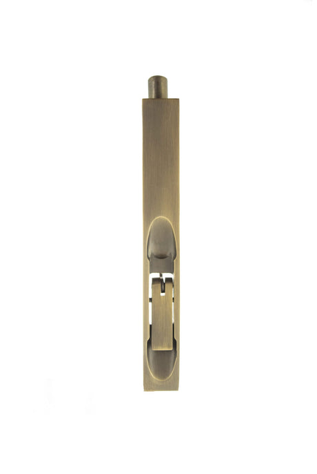 Quality image of Atlantic Lever Action Flush Bolt 150mm - Matt Antique Brass | Sku. afb15019mab | available from Trade Door Handles.