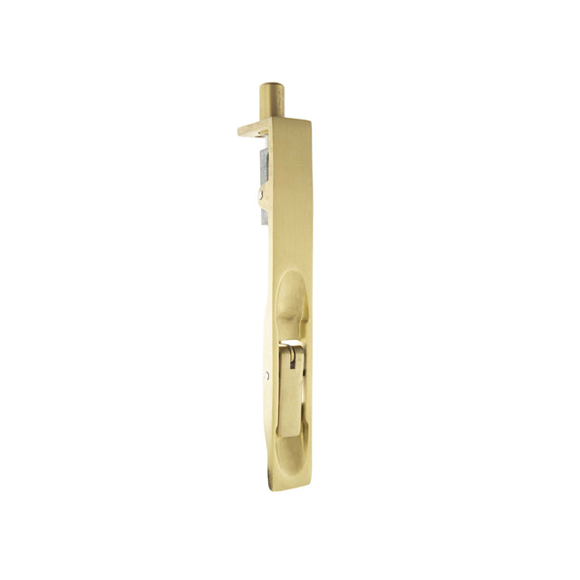 Quality image of Atlantic Lever Action Flush Bolt 150mm - Satin Brass | Sku. afb15019sb | available from Trade Door Handles.