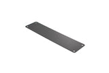 Quality image of Atlantic Finger Plate Radius Corner Pre drilled with screws 300mm x 75mm - Matt Black | Sku. afp30075mb | available from Trade Door Handles.