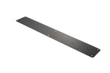 Quality image of Atlantic Finger Plate Radius Corner Pre drilled with screws 500mm x 75mm - Matt Black | Sku. afp50075mb | available from Trade Door Handles.
