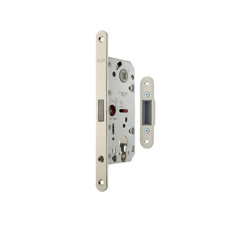 Quality image of AGB Polaris 2XT Magnetic Euro Profile Sashlock with adjustable strikeplate 35mm backset - Polished Chrome | Sku. agb2xt25epc | available from Trade Door Handles.