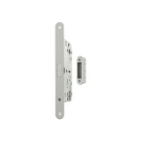 Quality image of AGB Polaris 2XT Magnetic Euro Profile Sashlock 50mm backset with strike plates for ALU doors - White | Sku. agb2xte50wh-alu | available from Trade Door Handles.