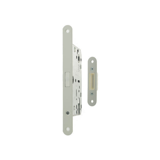 Quality image of AGB Polaris 2XT Magnetic Euro Profile Sashlock 50mm backset - White | Sku. agb2xte50wh | available from Trade Door Handles.