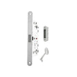 Quality image of AGB Polaris 2XT Magnetic Key Sashlock 50mm backset with strike plates for ALU doors - White | Sku. agb2xtlk50wh-alu | available from Trade Door Handles.