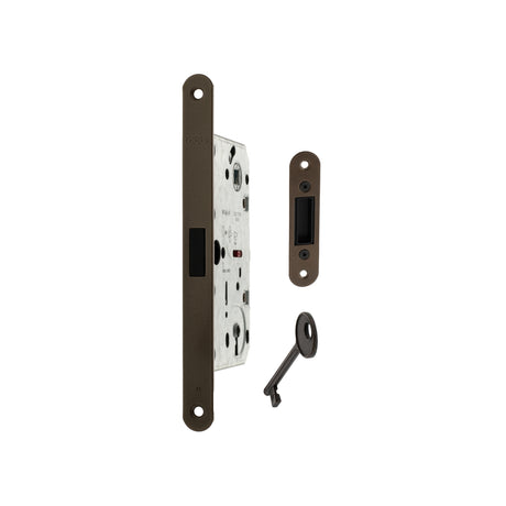 Quality image of AGB Polaris 2XT Magnetic Key Sashlock 50mm backset - Bronze | Sku. agb2xtlkb | available from Trade Door Handles.