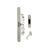 Quality image of AGB Polaris 2XT Magnetic Key Sashlock 60mm backset - Satin Chrome | Sku. agb2xtlksc | available from Trade Door Handles.