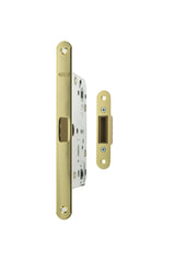 Quality image of AGB Polaris 2XT Magnetic Bathroom Lock 60mm backset - Polished Brass | Sku. agb2xtwcpb | available from Trade Door Handles.