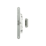 Quality image of AGB Polaris 2XT Magnetic Bathroom Lock 60mm backset with strike plates for ALU doors - Satin Chrome | Sku. agb2xtwcsc-alu | available from Trade Door Handles.