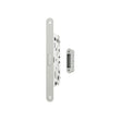 Quality image of AGB Polaris 2XT Magnetic Bathroom Lock 60mm backset with strike plates for ALU doors - White | Sku. agb2xtwcwh-alu | available from Trade Door Handles.
