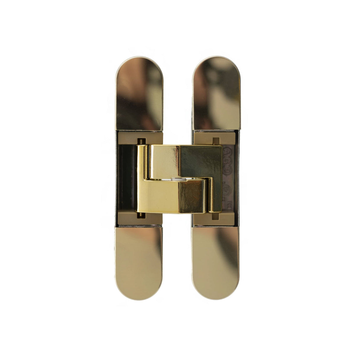 Quality image of AGB Eclipse Adjustable Concealed Hinge - Polished Brass | Sku. agbh32pb | available from Trade Door Handles.