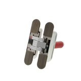 Quality image of AGB Eclipse 3.2 Heavy Duty Self-Close Concealed Hinge for 60kg door - Matt Antique Brass | Sku. agbh32shdmab | available from Trade Door Handles.